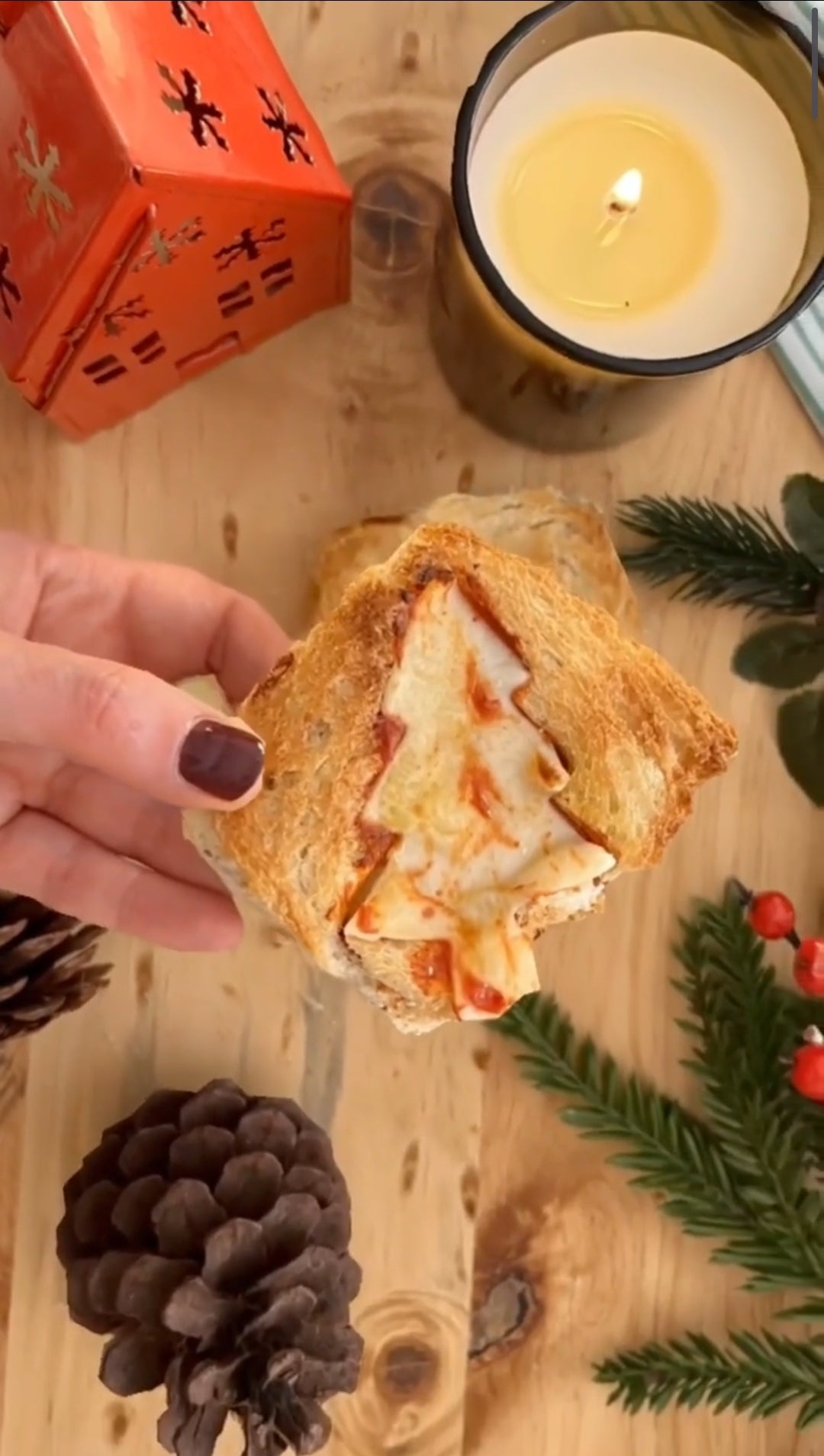 Christmas Mini Pizzas⁠