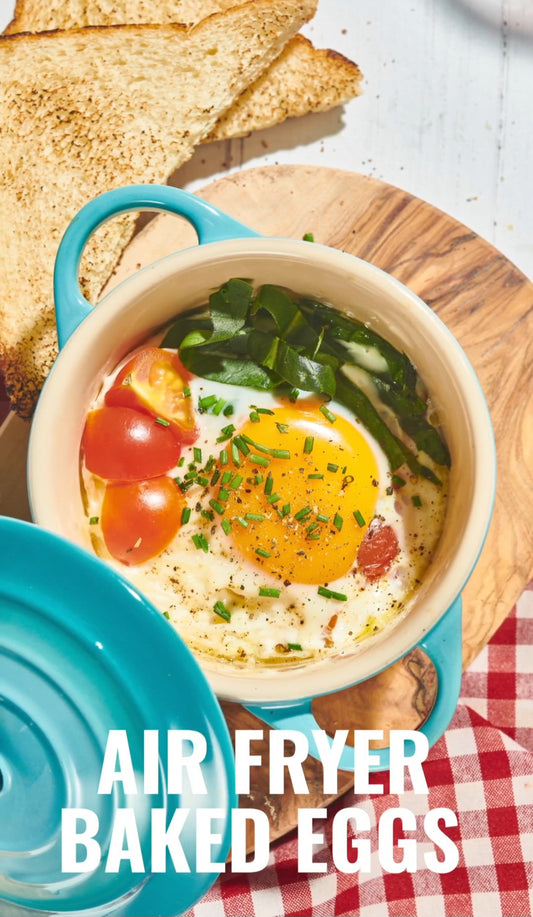 AIR FRYER BAKED EGGS⁠