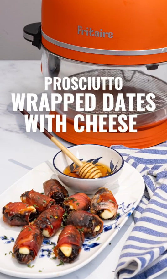Proscuitto Wrapped Dates With Chesse