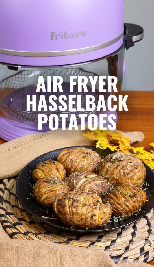 Air Fryer Hasselback Potatoes