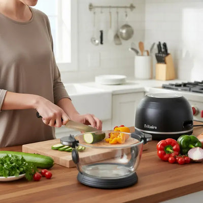 When setting it down, position it away from you