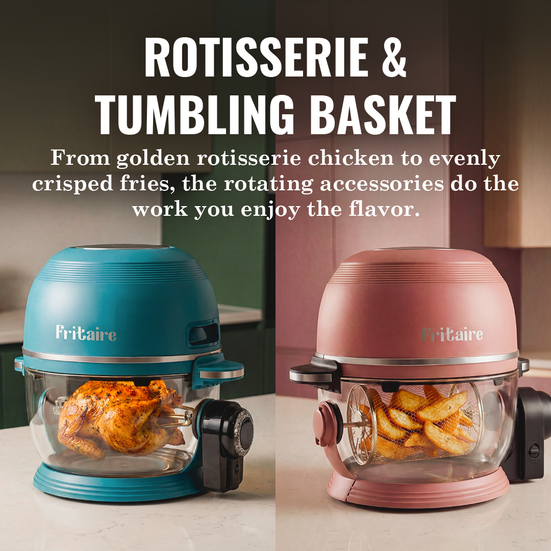 White | Self-Cleaning Air Frye & Non-Toxic Air Fryer (Open-Box)  - Final Sale