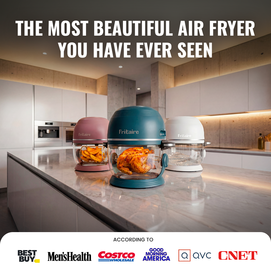White | Self-Cleaning Air Frye & Non-Toxic Air Fryer (Open-Box)  - Final Sale
