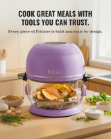White | Self-Cleaning Air Frye & Non-Toxic Air Fryer (Open-Box)  - Final Sale