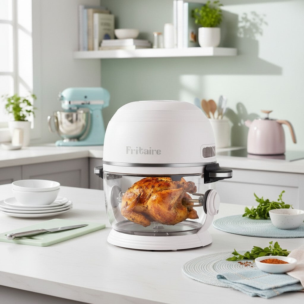 White | Self-Cleaning Air Frye & Non-Toxic Air Fryer (Open-Box)  - Final Sale